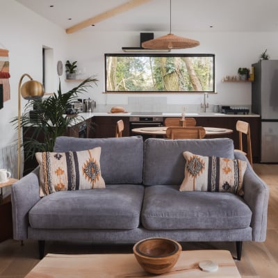 Living space in the treehouse
