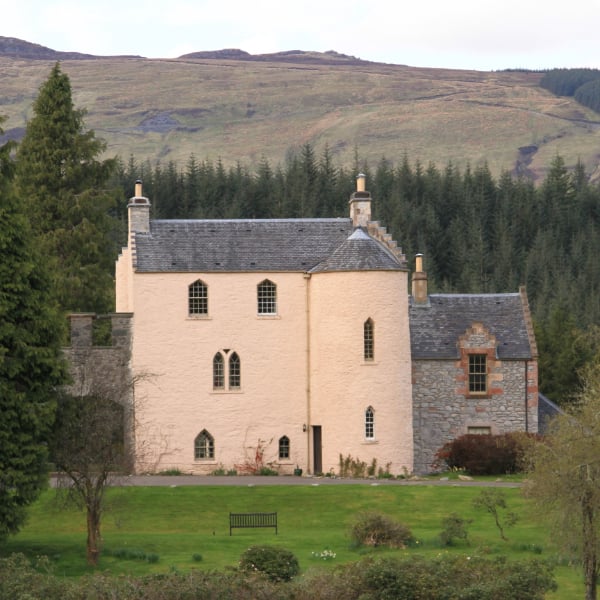 Scottish Castle in the Queen Elizabeth Forest