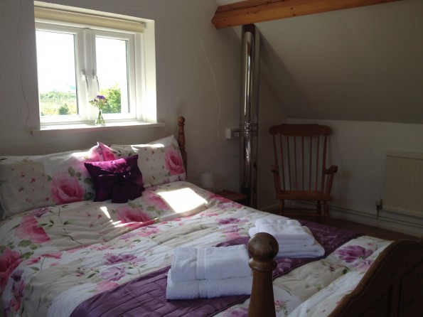 Cosy bedrooms at Newhouse Farm