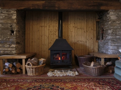 Fireplace at Dalarwen