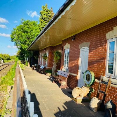 Booking office in Herefordshire train station