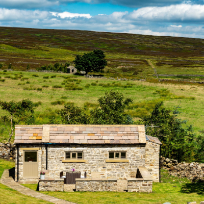 Romantic barn in a dark sky reserve in North Yorkshire