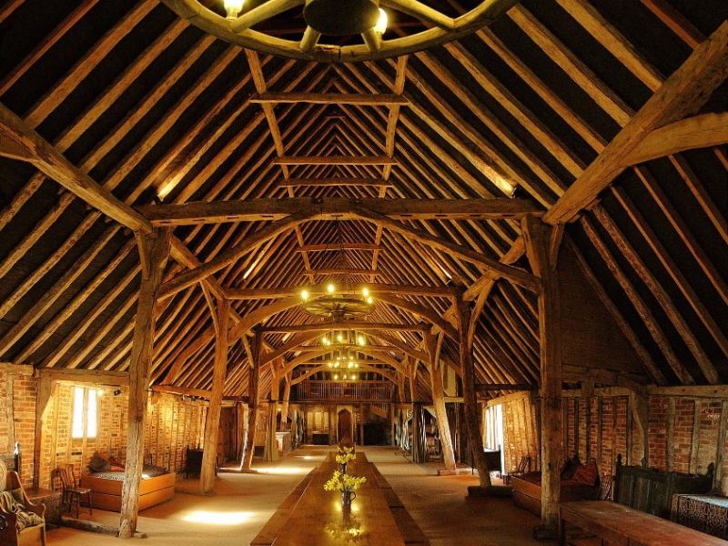 Tudor Barn interior