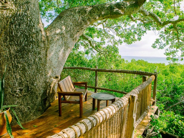 Tropical treehouse in Tanzania