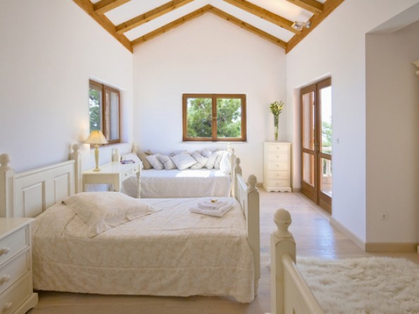 Beautiful bedrooms at Villa Rosemarine