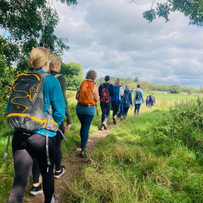 Wellness walking at Westbrook Court