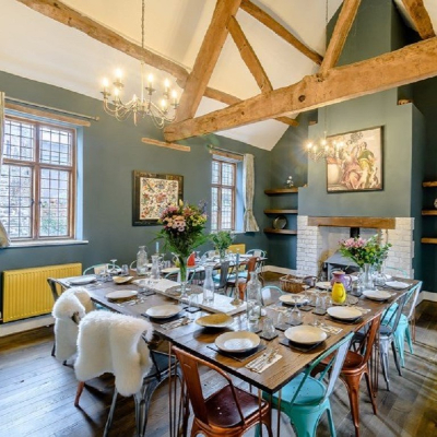 Dining inside at Westbrook
