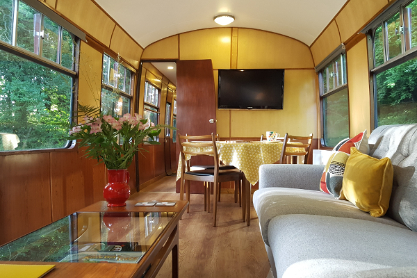 Saloon coach interior
