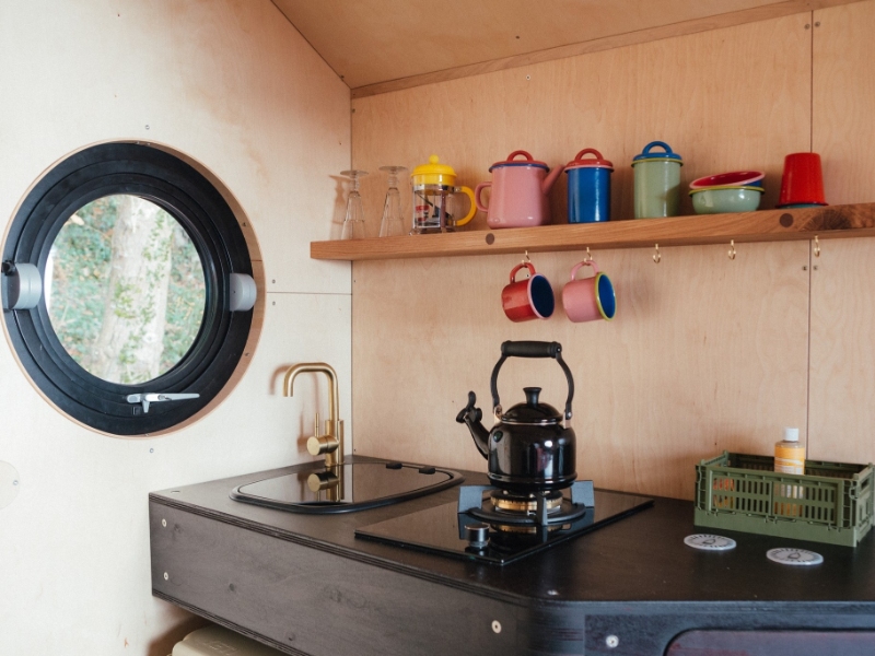 Kitchen in cabin